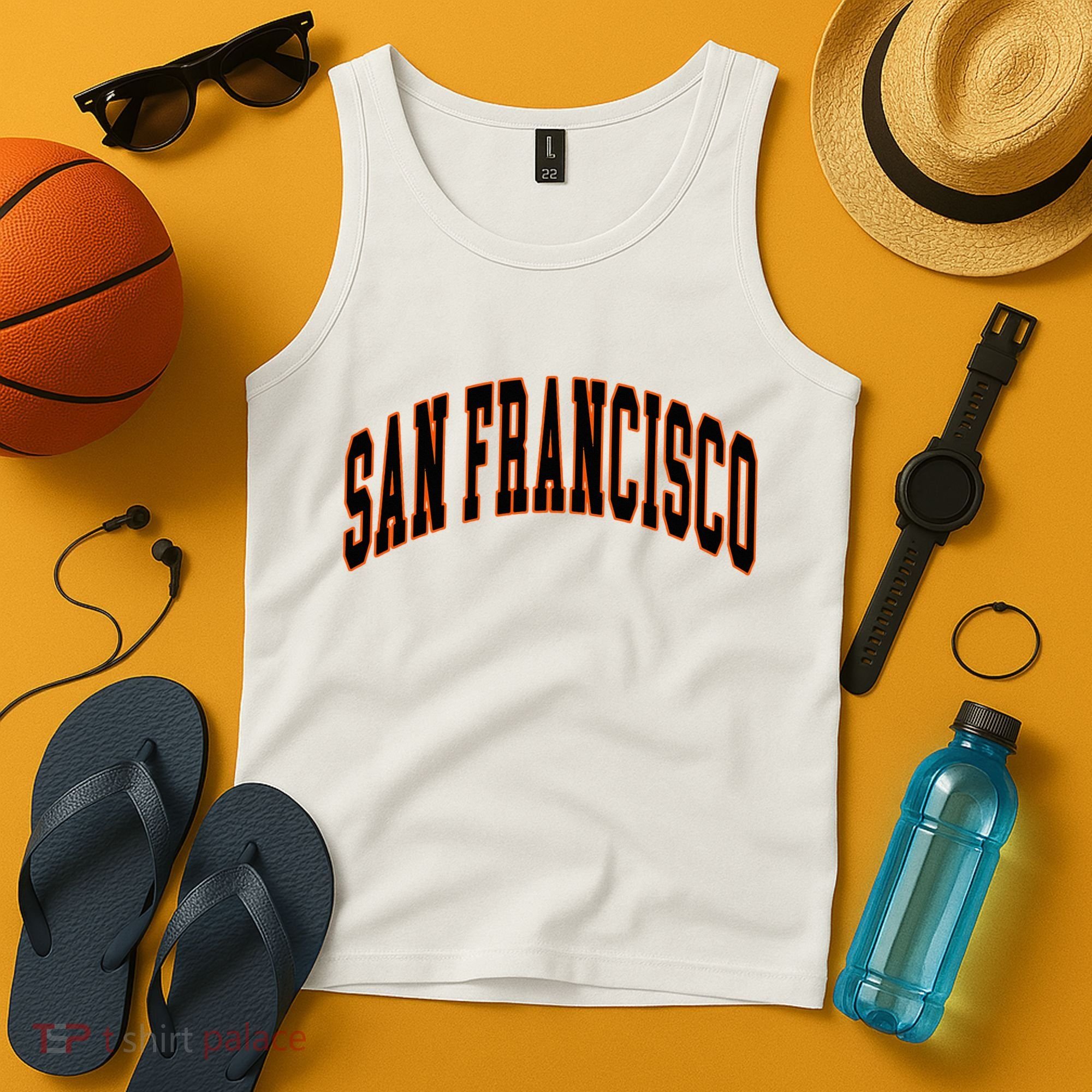 San Francisco Text Tank Top