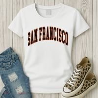 San Francisco Text Women's T-Shirt thumb 3