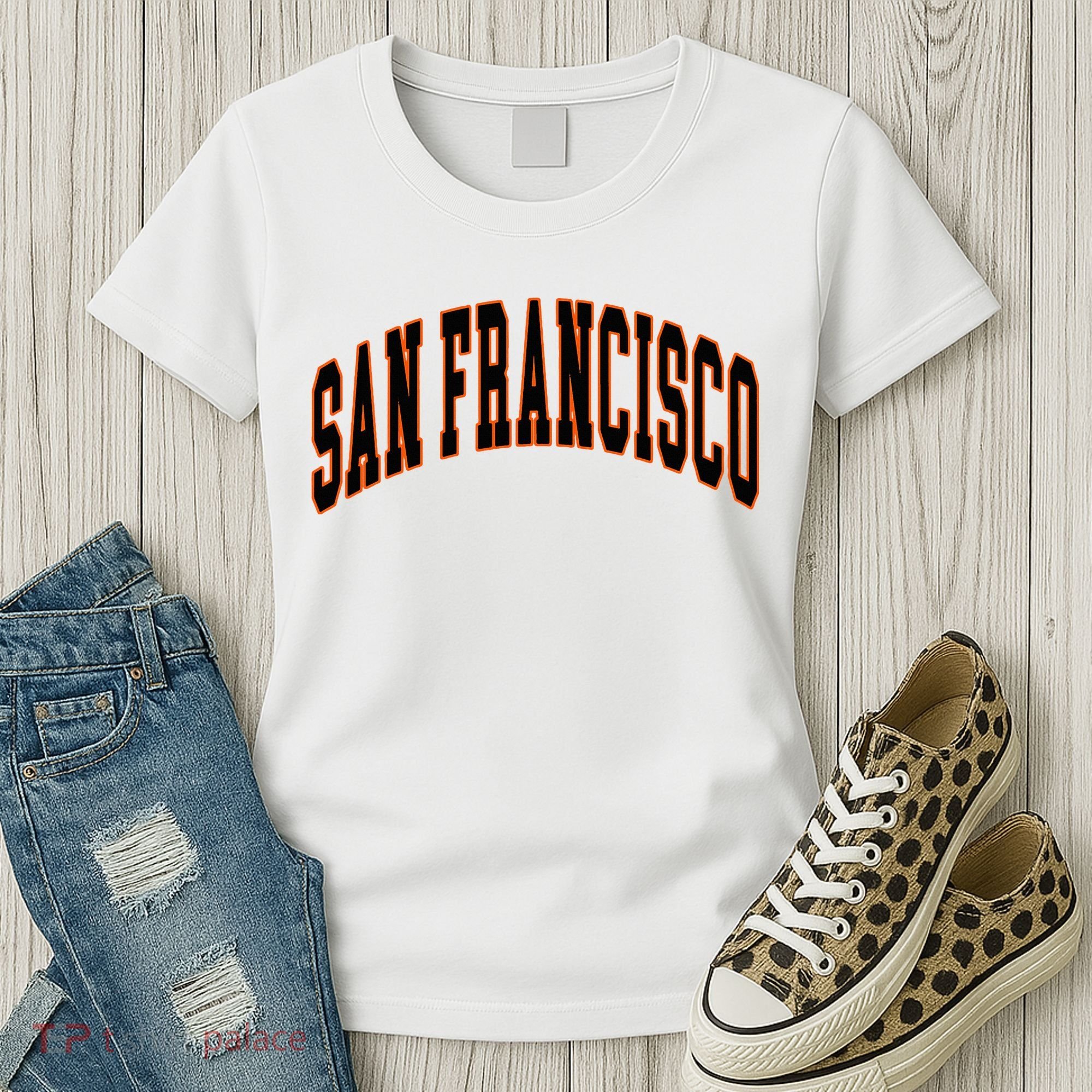 San Francisco Text Women's T-Shirt