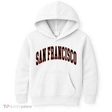 San Francisco Text Kids Hoodie