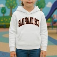 San Francisco Text Kids Hoodie thumb 3