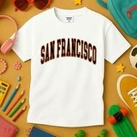San Francisco Text Kids T-Shirt thumb 3