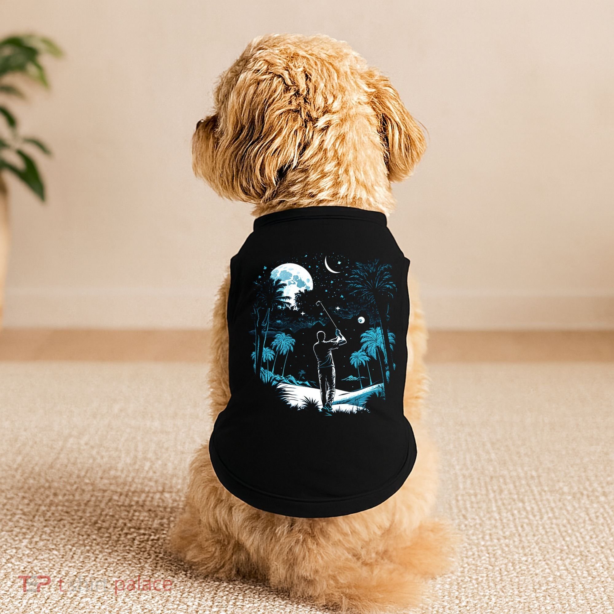 Shoot For The Stars Pro Golf Player Golf Dad Gift For Dad Father's Day Doggie Tank