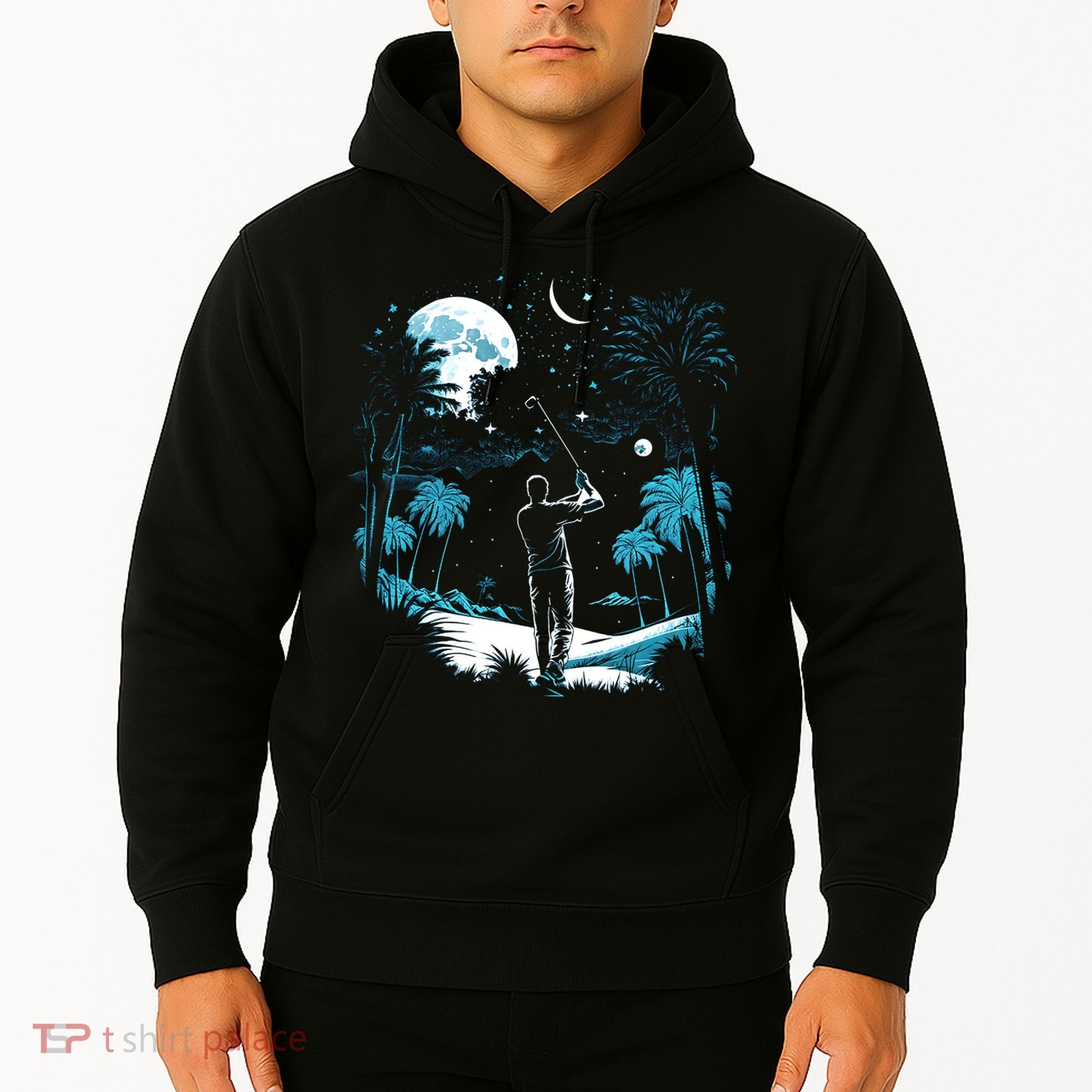Shoot For The Stars Pro Golf Player Golf Dad Gift For Dad Father's Day Hoodie