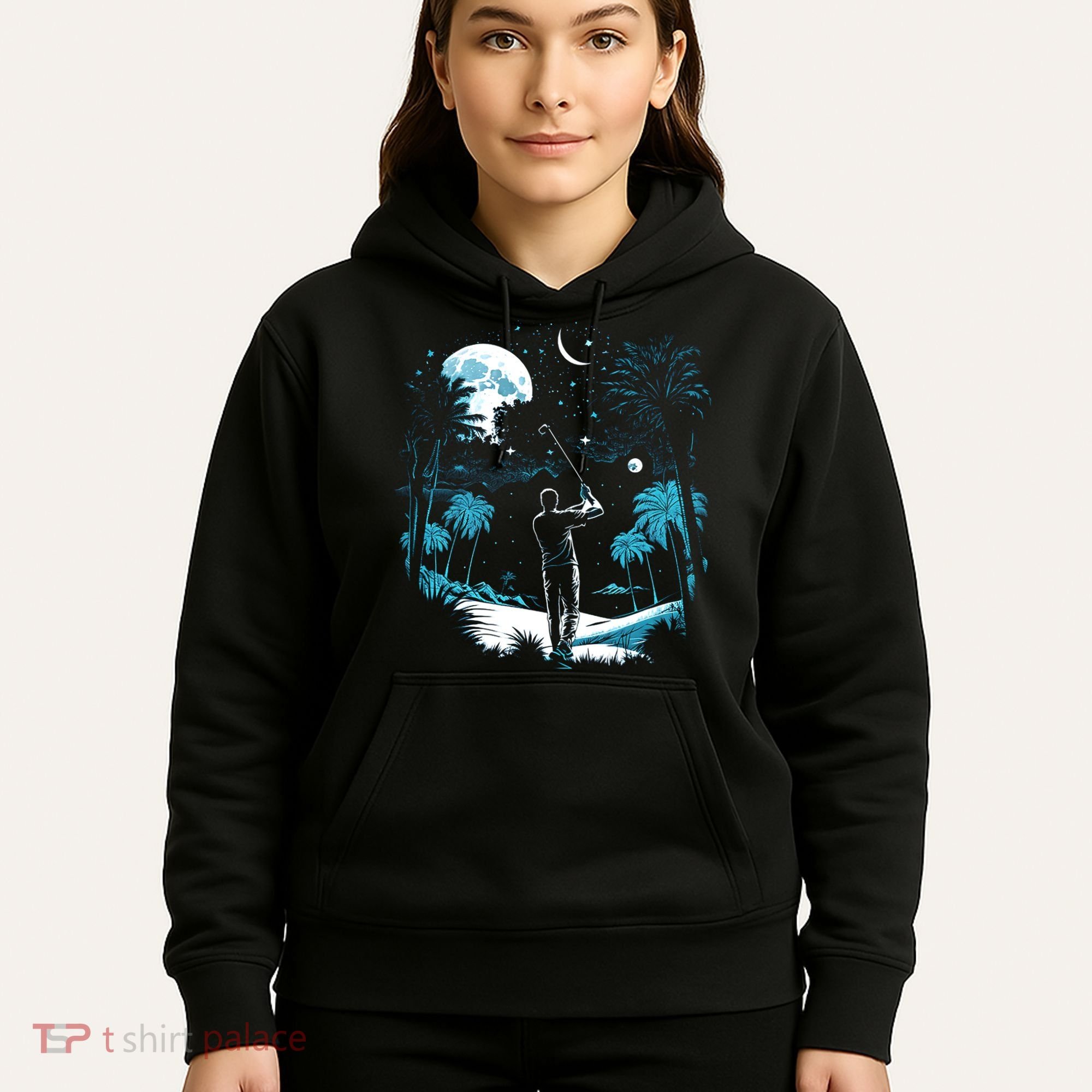 Shoot For The Stars Pro Golf Player Golf Dad Gift For Dad Father's Day Hoodie