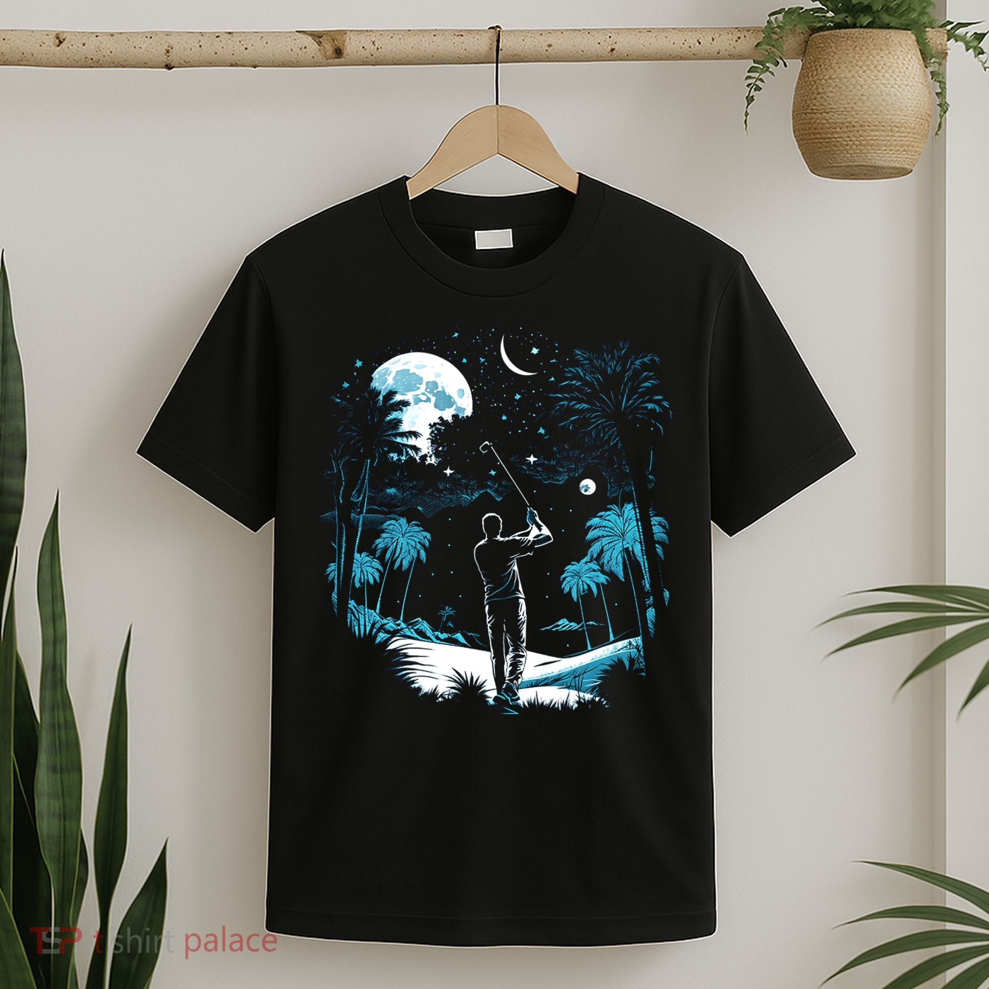 Shoot For The Stars Pro Golf Player Golf Dad Gift For Dad Father's Day T-Shirt