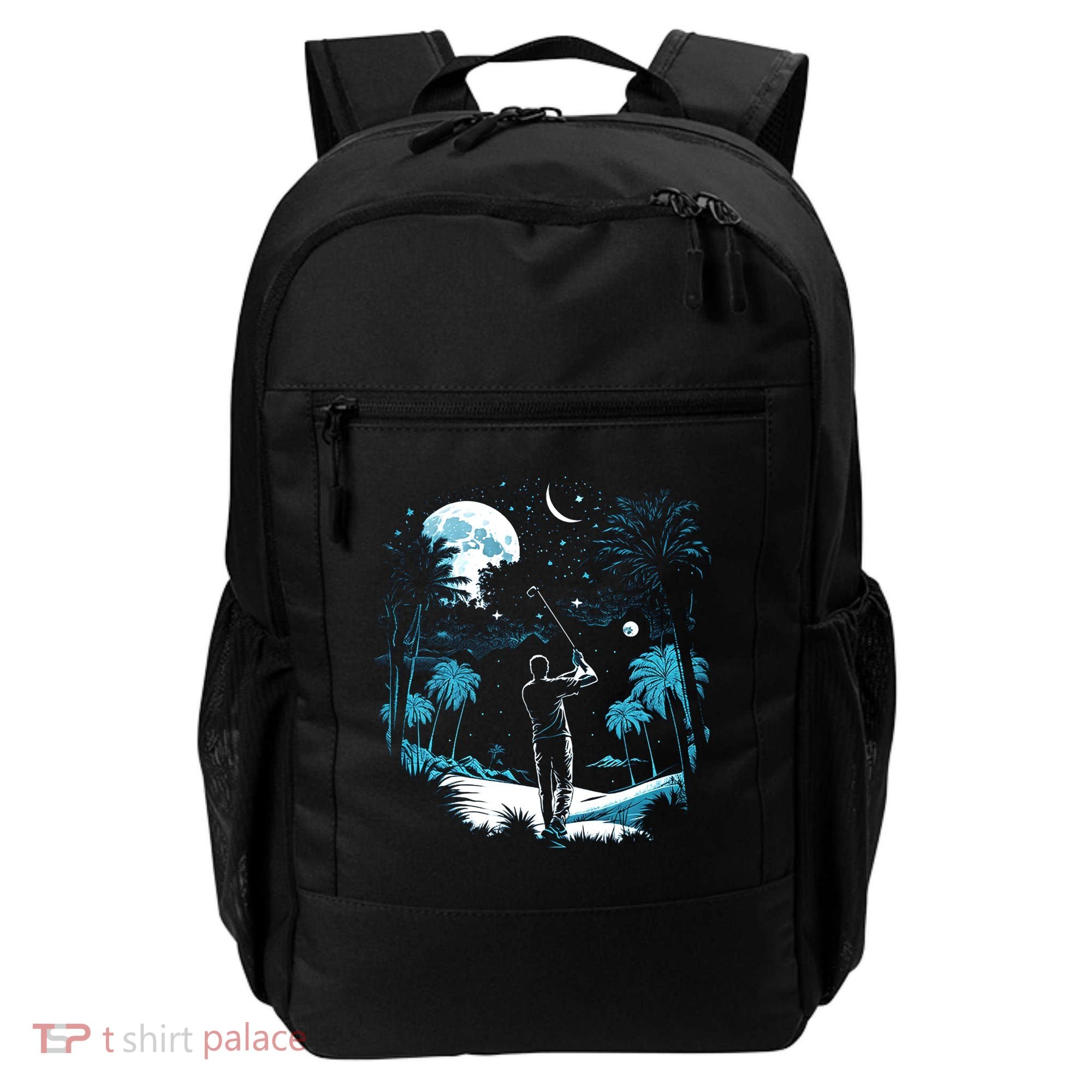 Shoot For The Stars Pro Golf Player Golf Dad Gift For Dad Father's Day Backpack