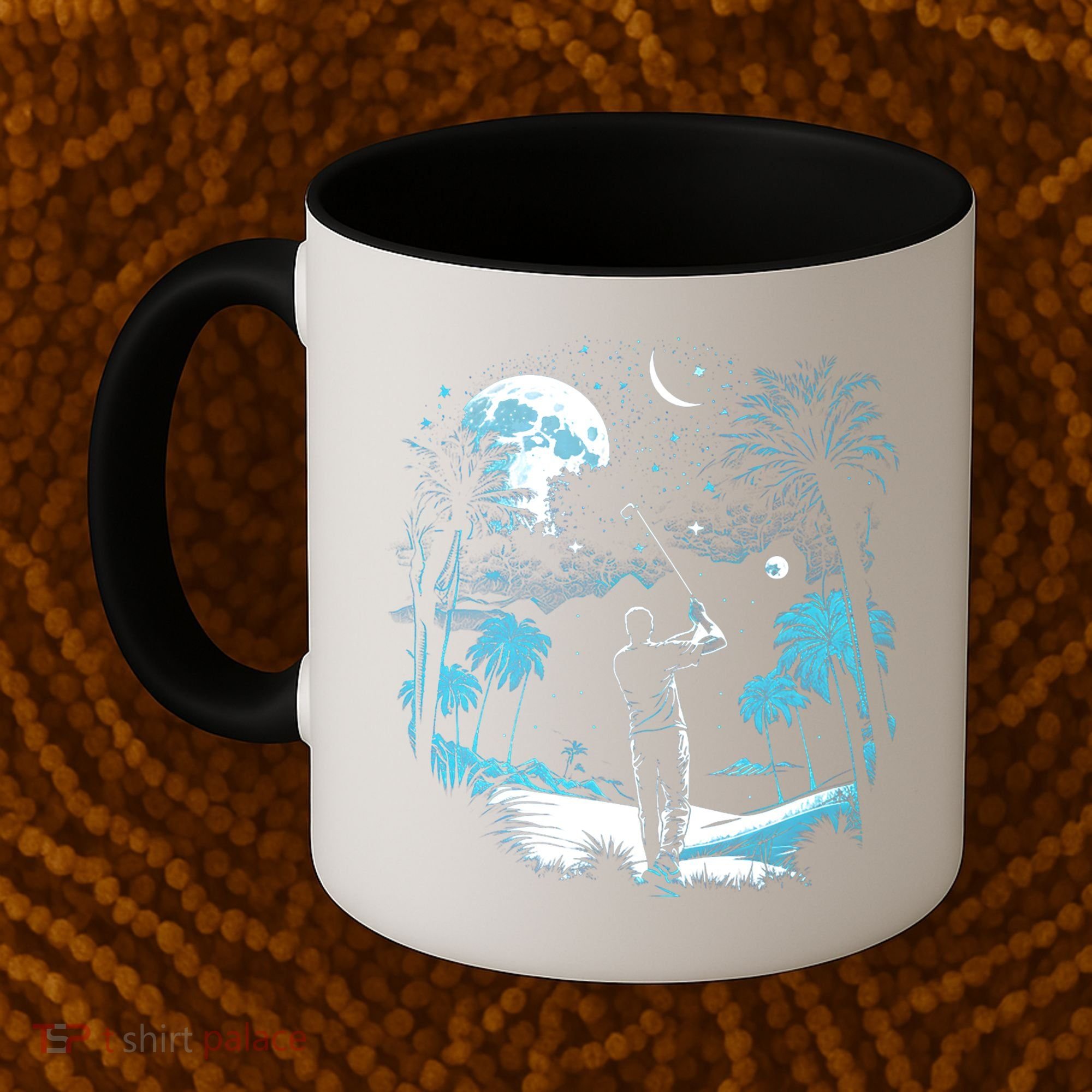 Shoot For The Stars Pro Golf Player Golf Dad Gift For Dad Father's Day Coffee Mug