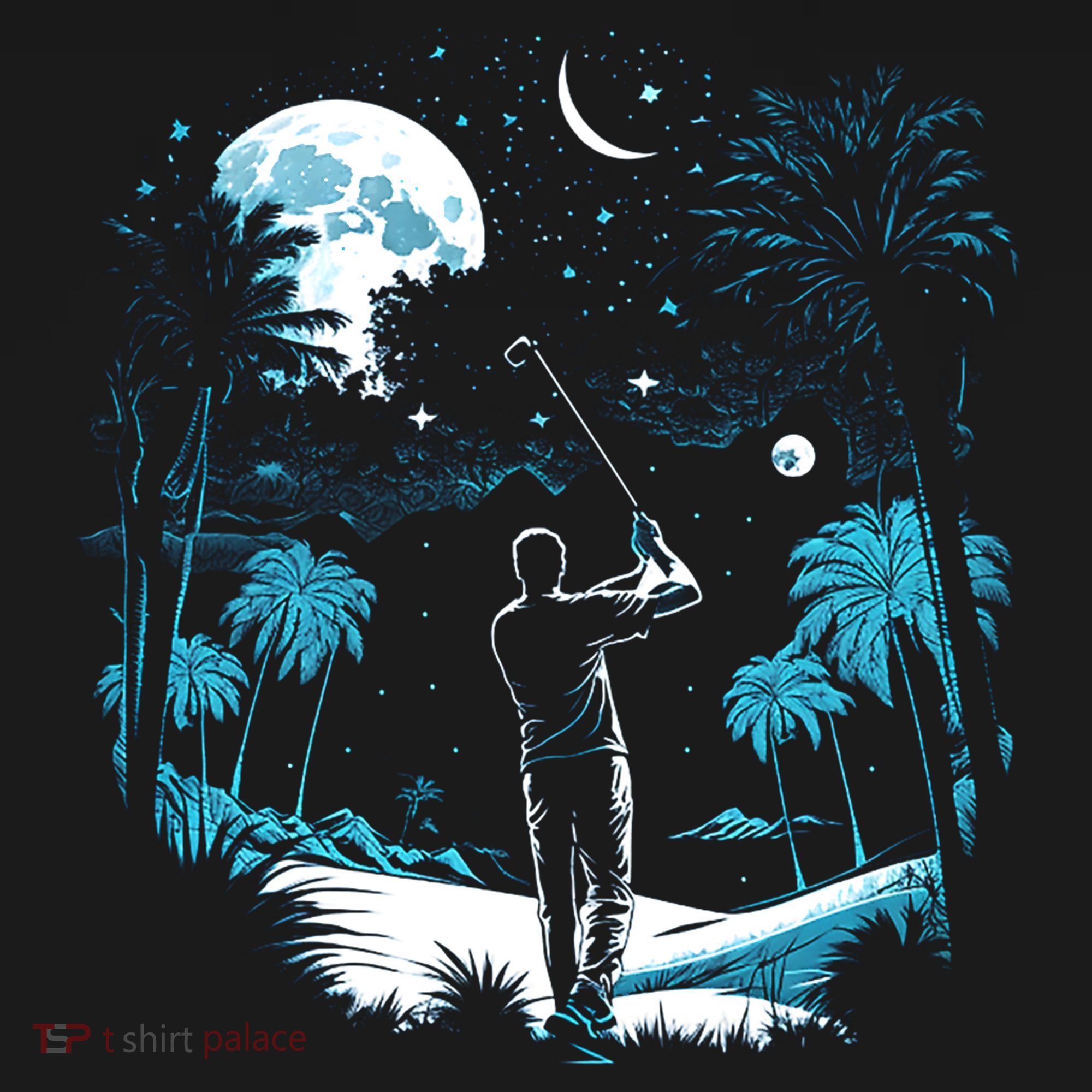 Shoot For The Stars Pro Golf Player Golf Dad Gift For Dad Father's Day Mousepad