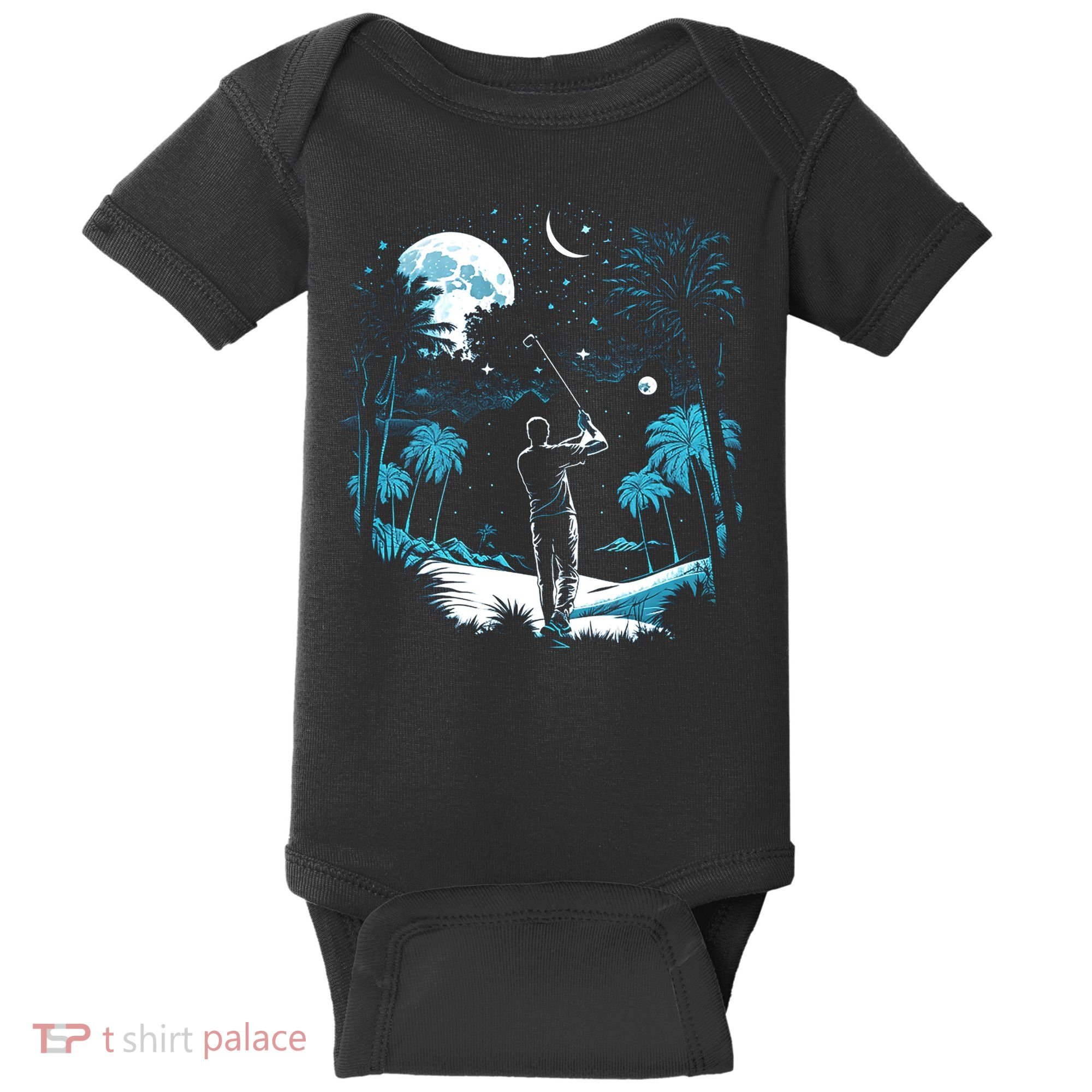 Shoot For The Stars Pro Golf Player Golf Dad Gift For Dad Father's Day Baby Bodysuit