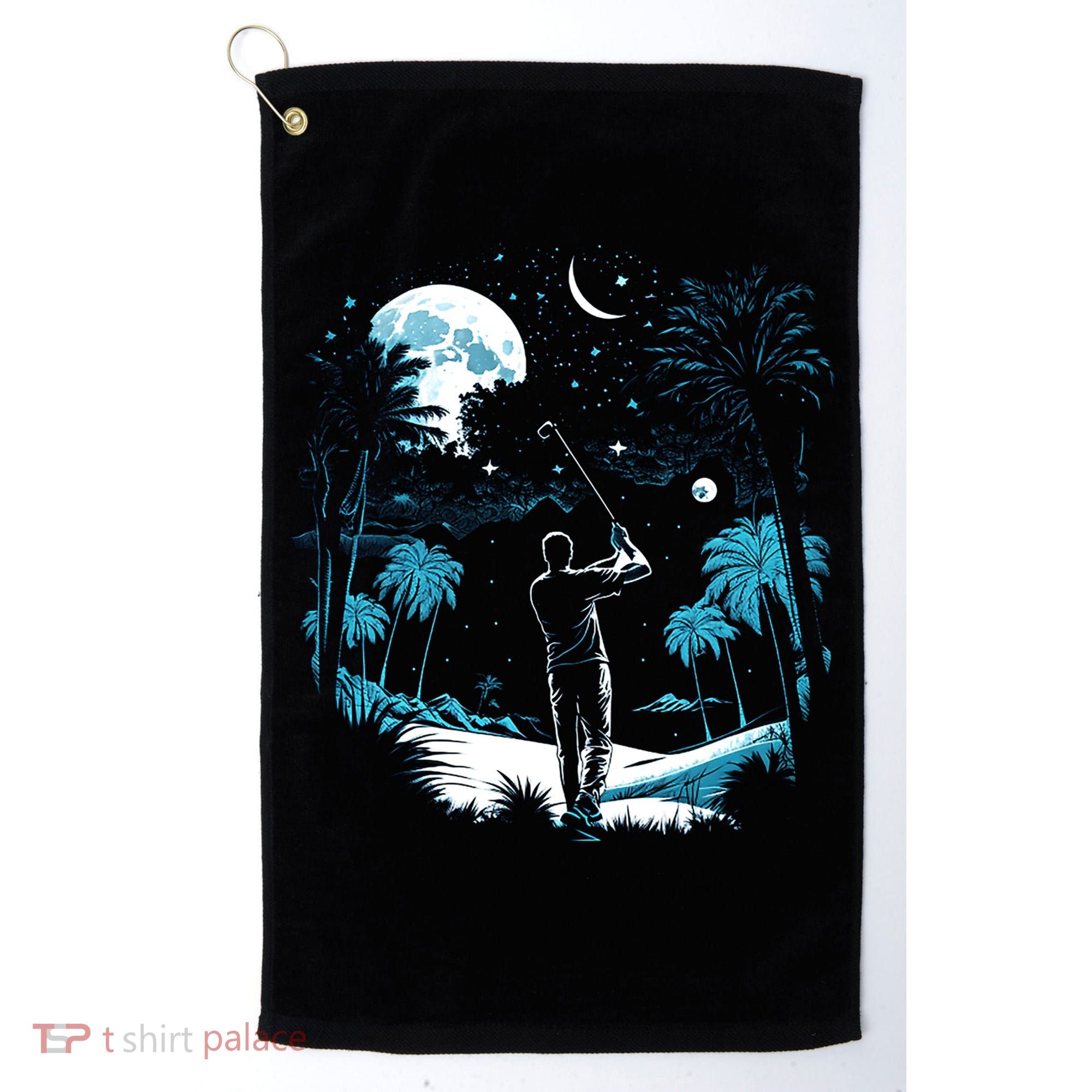 Shoot For The Stars Pro Golf Player Golf Dad Gift For Dad Father's Day Golf Towel