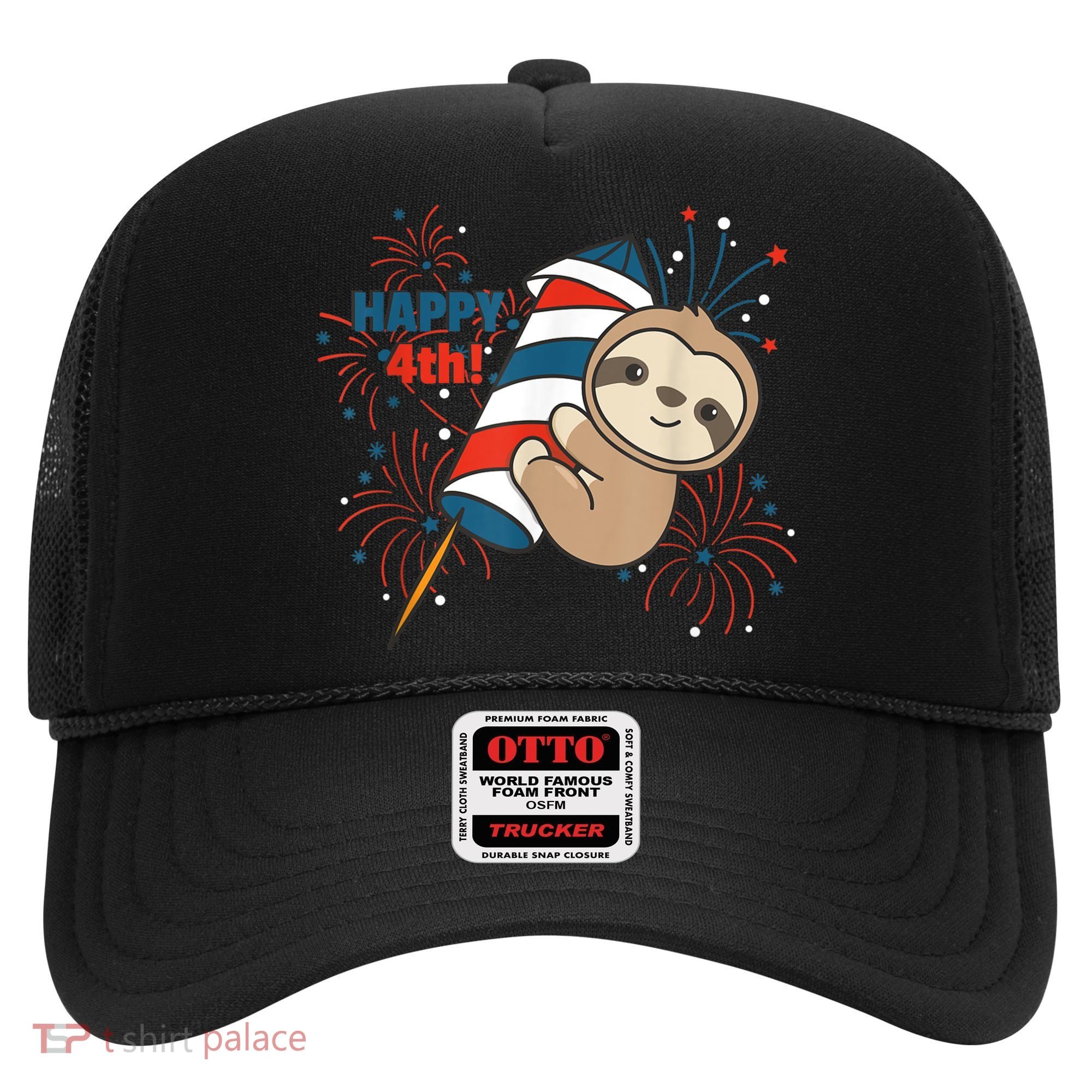 Sloth For The Fourth Of July Fireworks Kids Hat