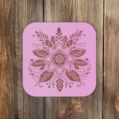 Subtle Fuck Trump Flower Coaster
