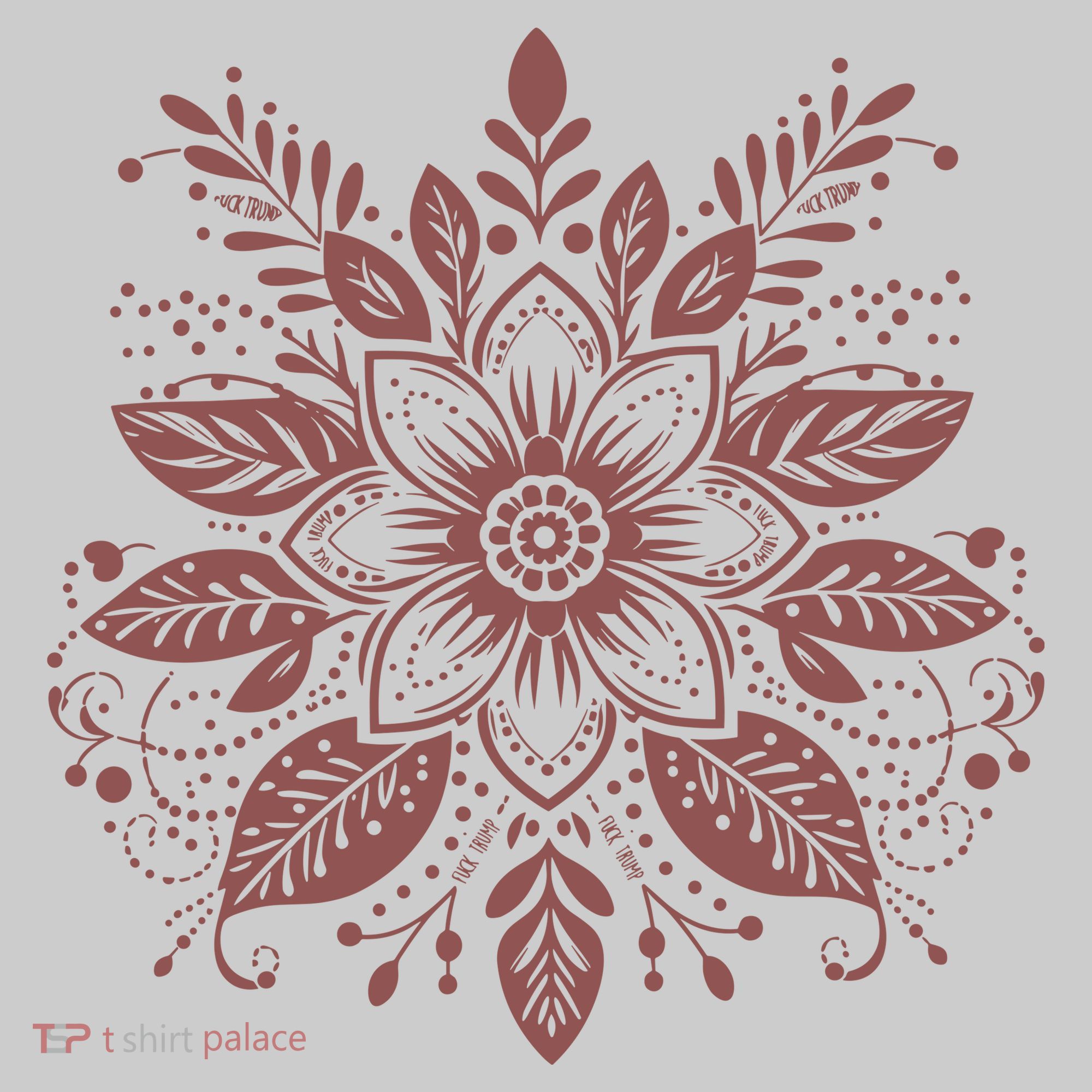 Subtle Fuck Trump Flower Kids Tie-Dye T-Shirt