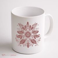 Subtle Fuck Trump Flower Coffee Mug thumb 1