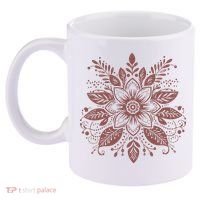 Subtle Fuck Trump Flower 11oz C Handle Ceramic Mug thumb 2