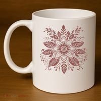 Subtle Fuck Trump Flower 11oz C Handle Ceramic Mug thumb 4