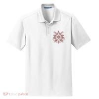 Subtle Fuck Trump Flower Dry Zone Grid Polo thumb 0