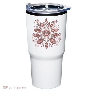 Subtle Fuck Trump Flower Tumbler
