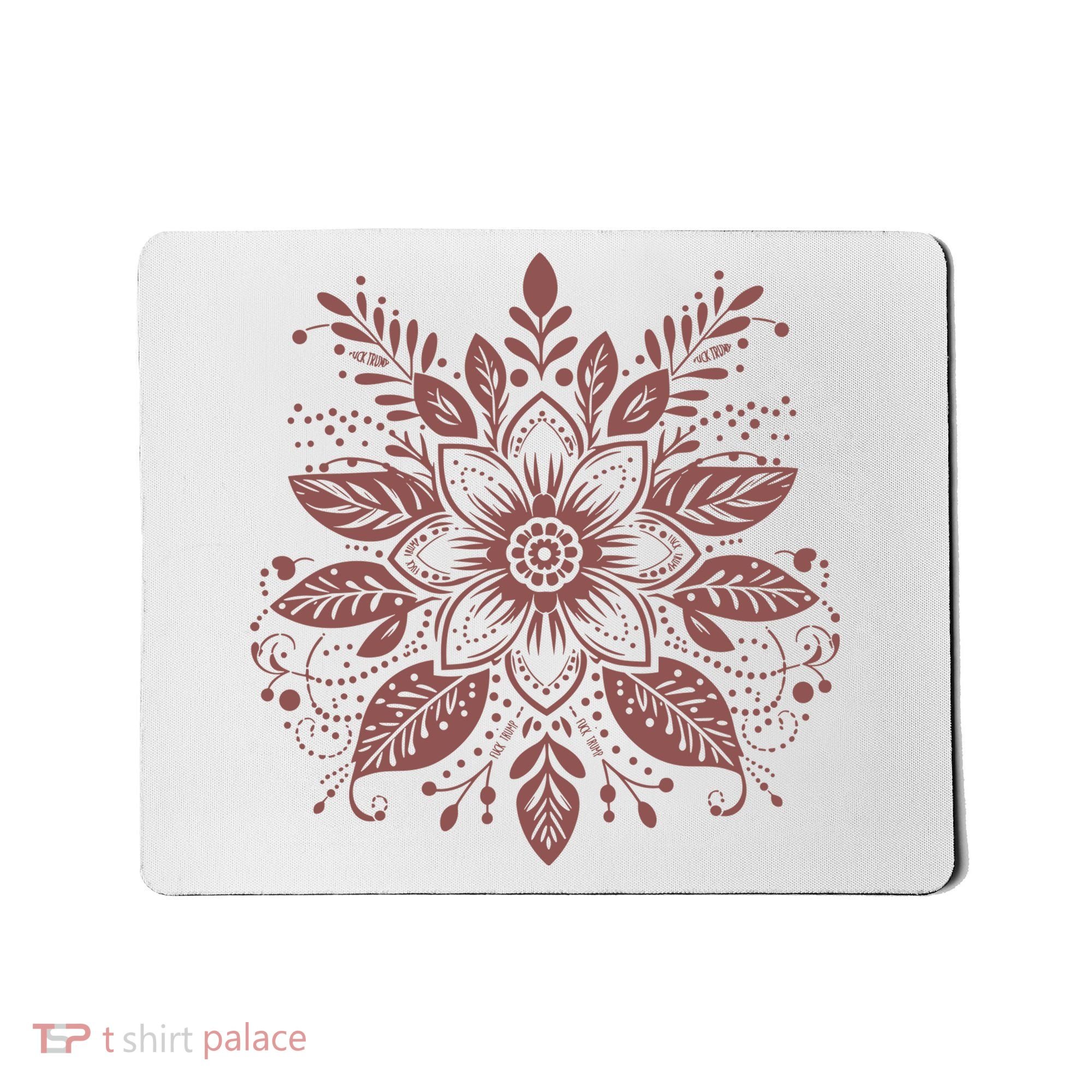 Subtle Fuck Trump Flower Mousepad