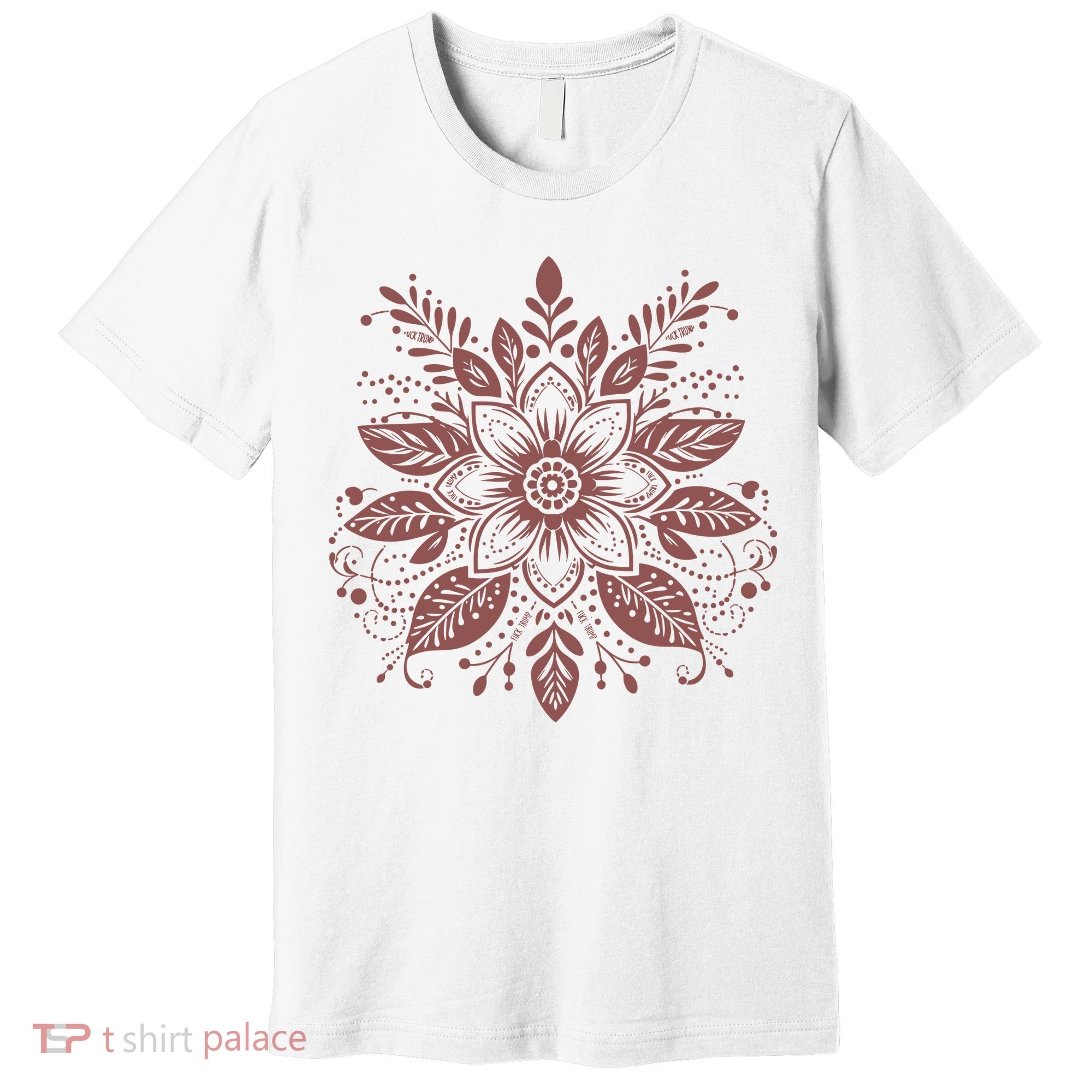 Subtle Fuck Trump Flower Premium T-Shirt