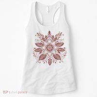 Subtle Fuck Trump Flower Women's Tank Top thumb 0