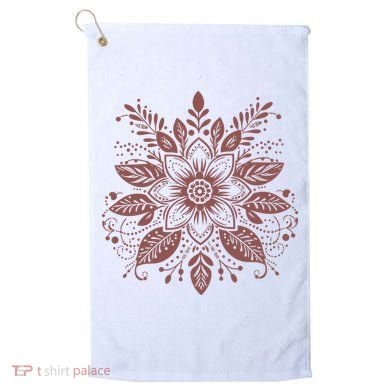 Subtle Fuck Trump Flower Golf Towel