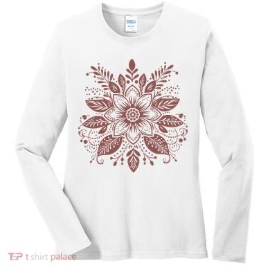 Subtle Fuck Trump Flower Women's Long Sleeve Shirt