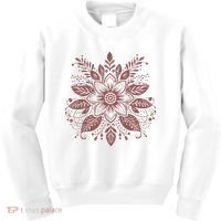 Subtle Fuck Trump Flower Kids Sweatshirt thumb 0