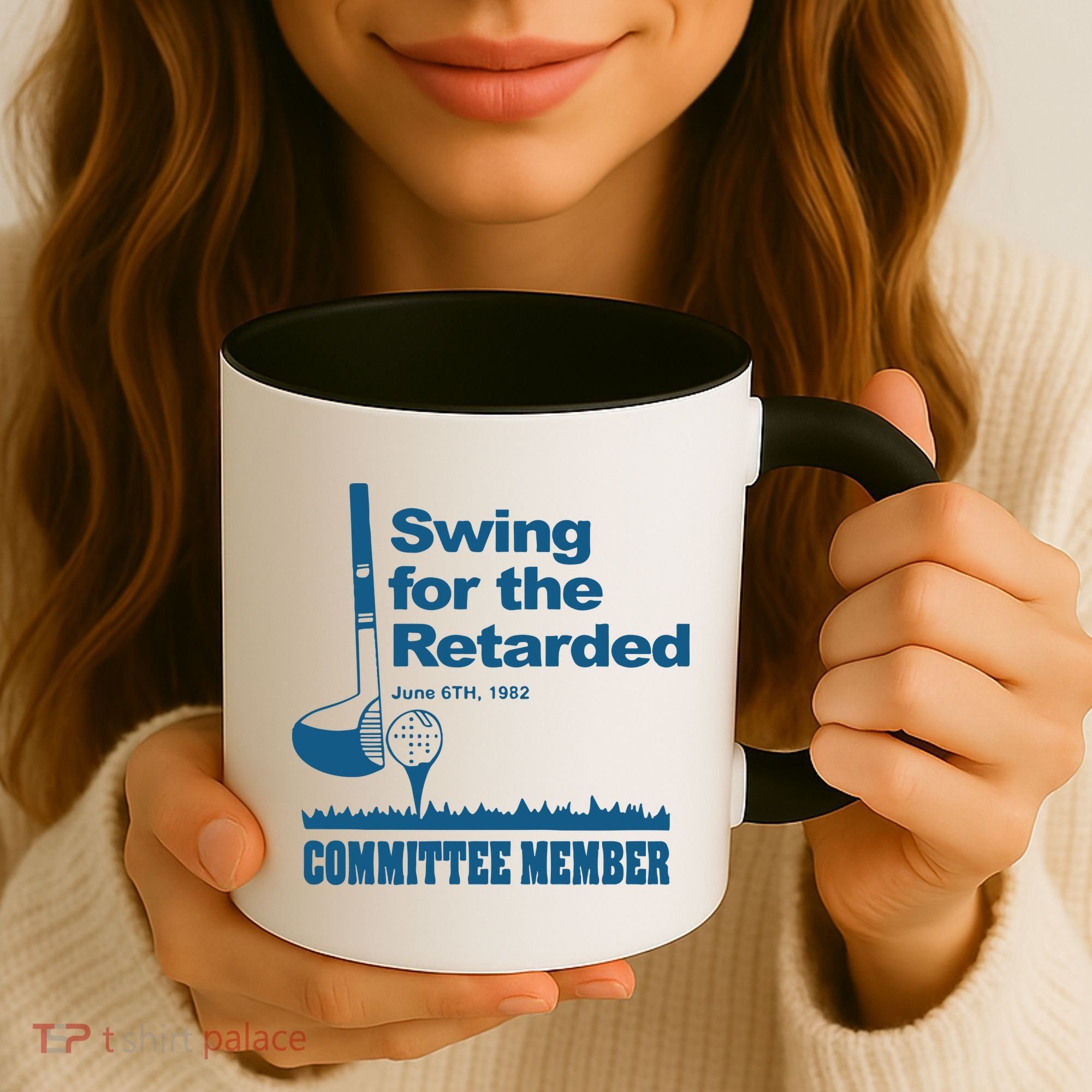 Swing For The Retarded June 6th 1982 Committee Coffee Mug