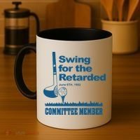 Swing For The Retarded June 6th 1982 Committee Coffee Mug thumb 4