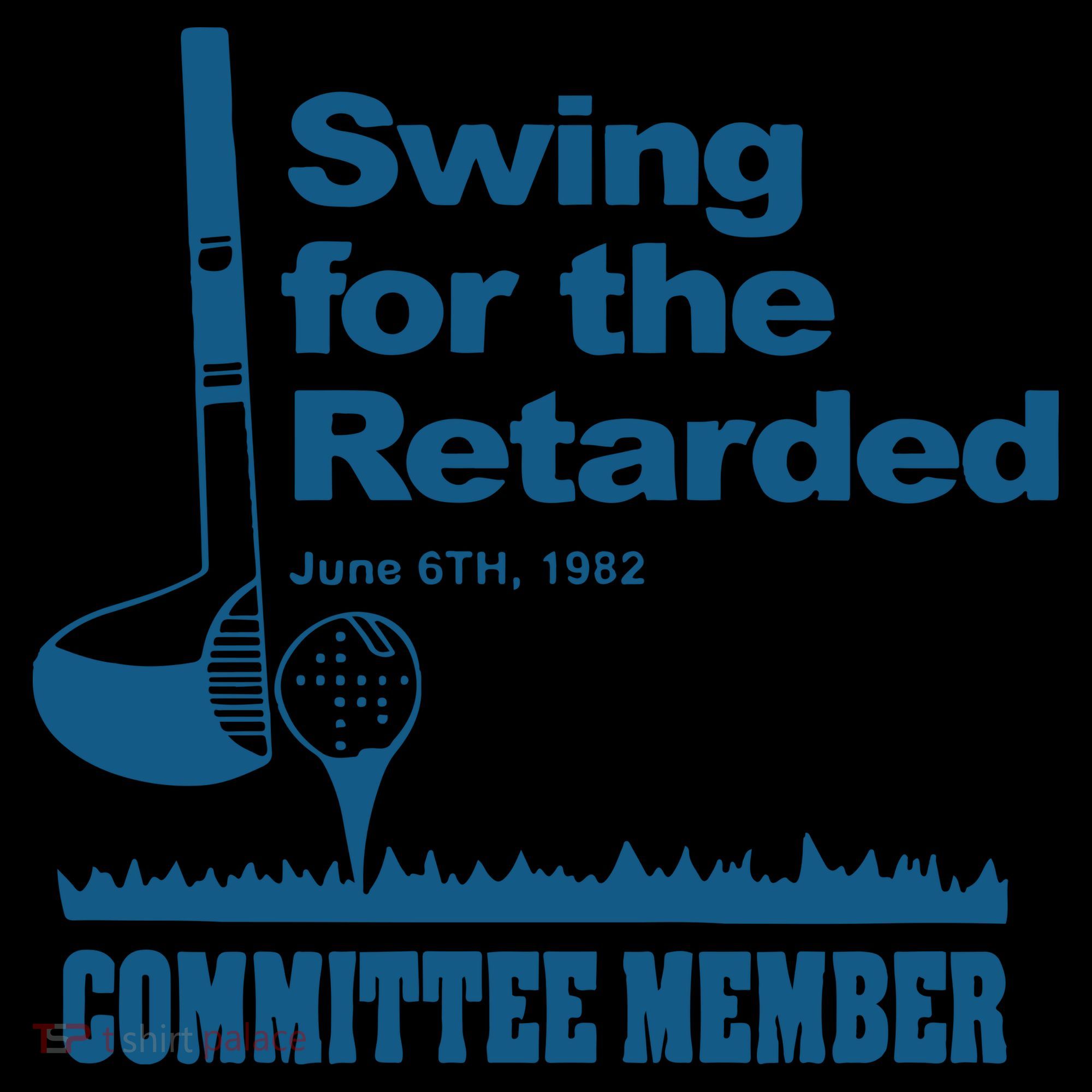 Swing For The Retarded June 6th 1982 Committee Coaster