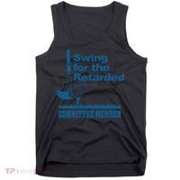 Swing For The Retarded June 6th 1982 Committee Tank Top thumb 0