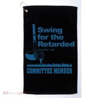 Swing For The Retarded June 6th 1982 Committee Golf Towel thumb 0