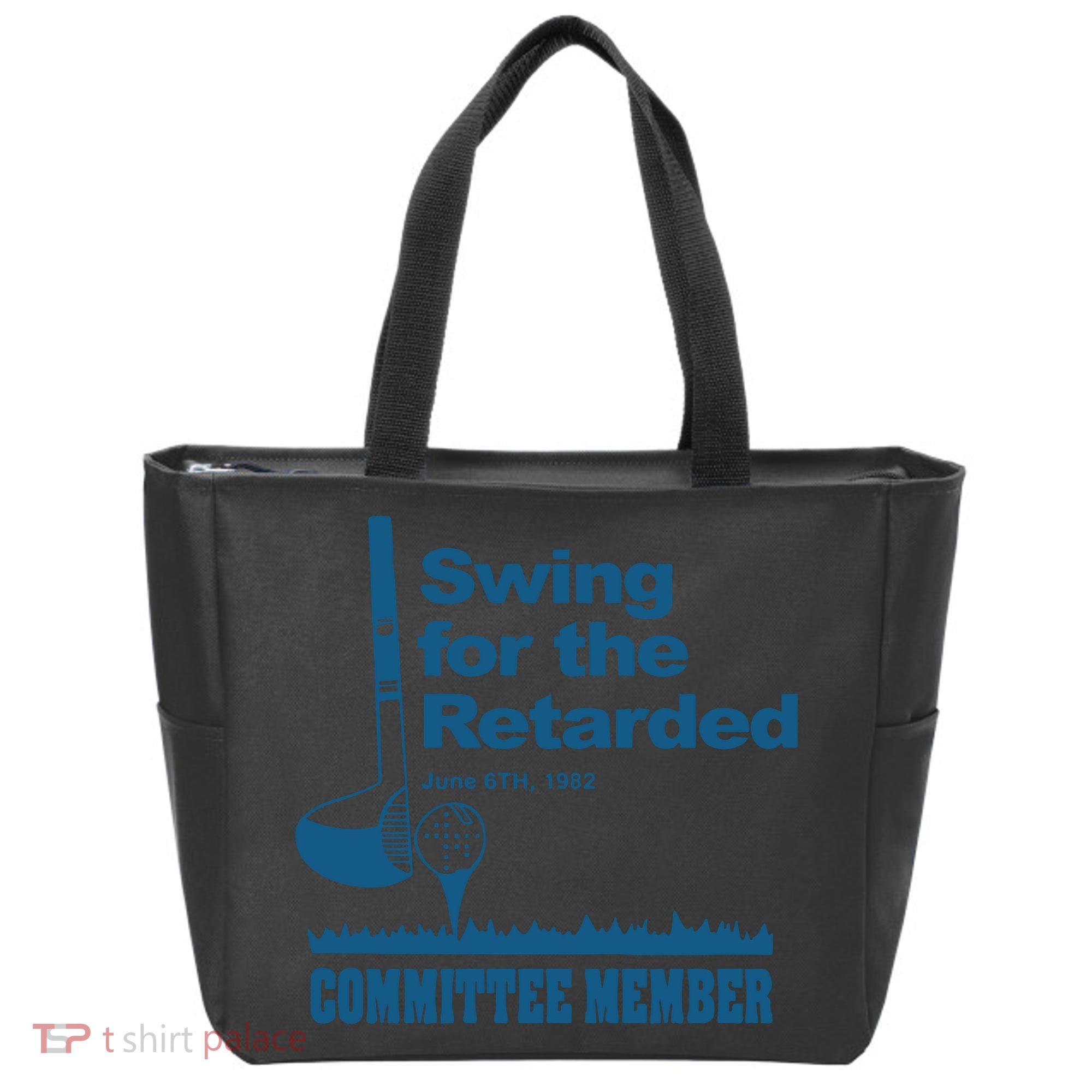 Swing For The Retarded June 6th 1982 Committee Tote Bag