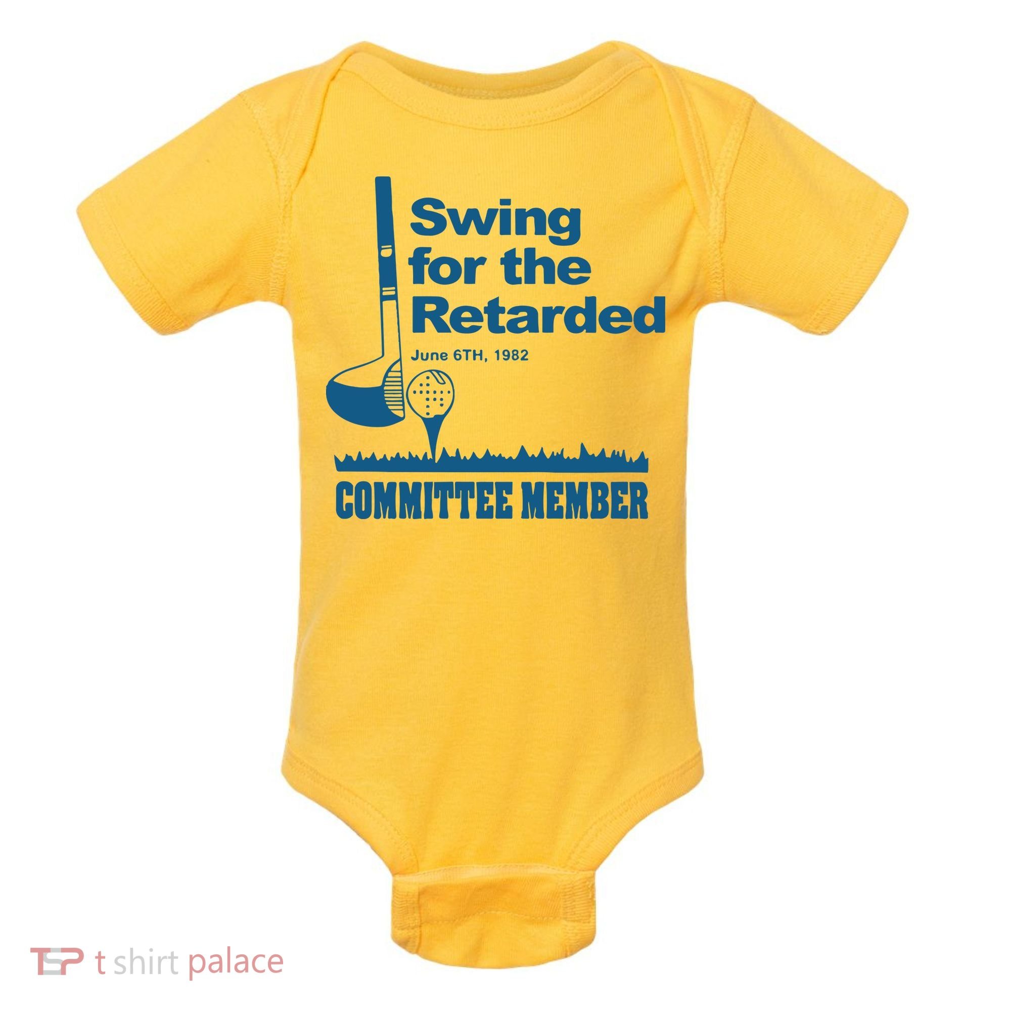 Swing For The Retarded June 6th 1982 Committee Baby Bodysuit