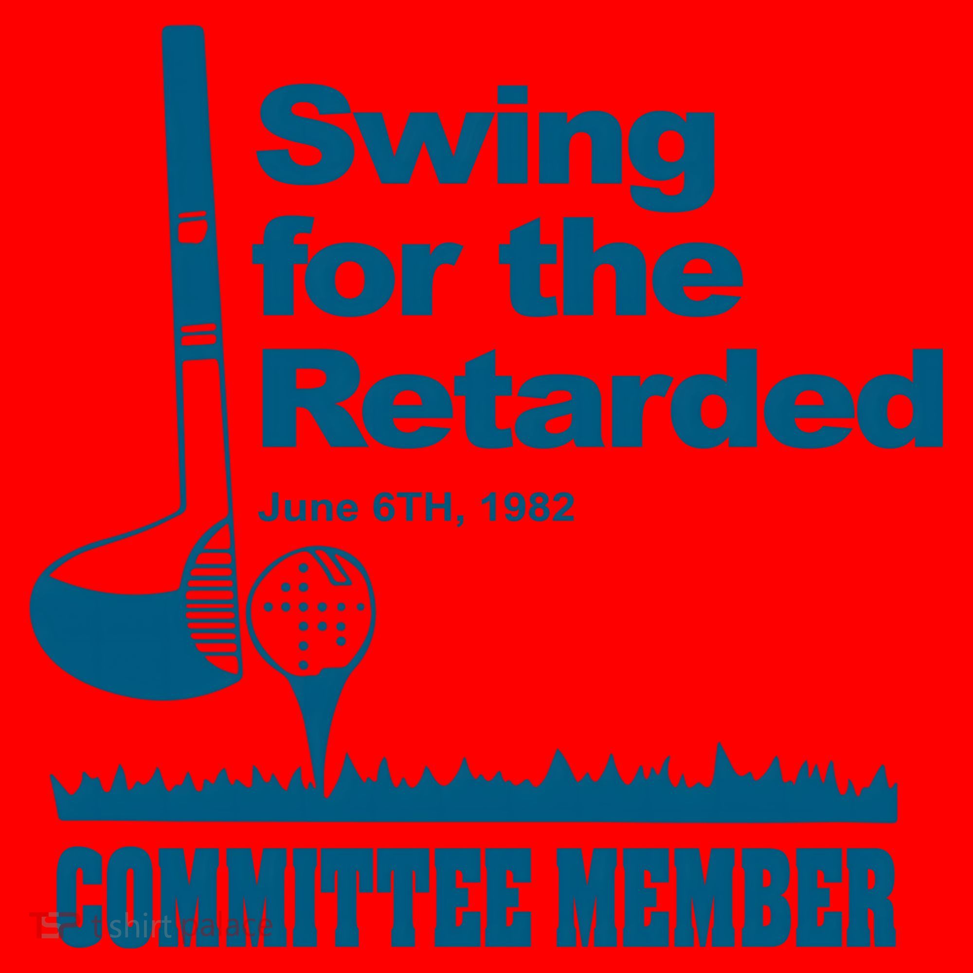 Swing For The Retarded June 6th 1982 Committee Santa Hat
