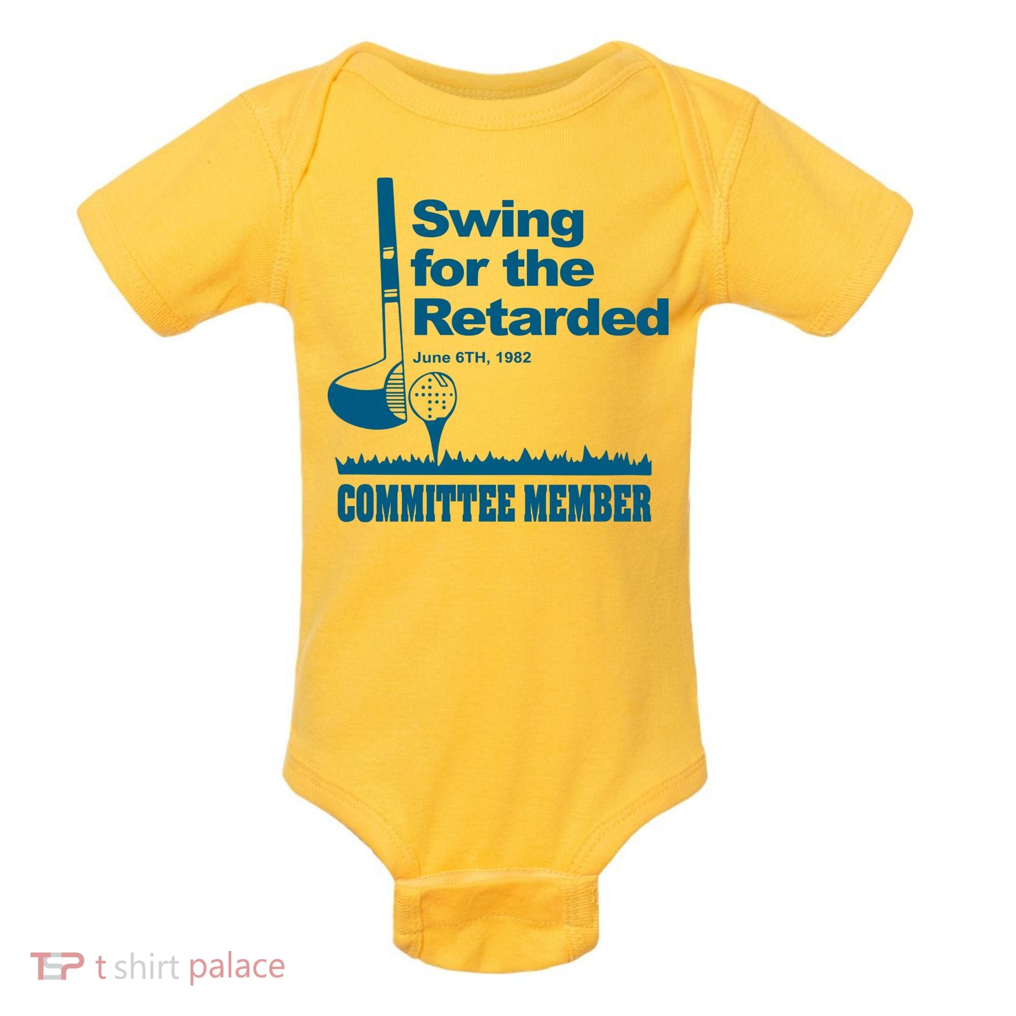 Swing For The Retarded June 6th 1982 Committee Baby Bodysuit