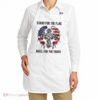 Stand For The Flag Kneel For The Cross Apron thumb 2