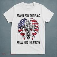 Stand For The Flag Kneel For The Cross T-Shirt thumb 5