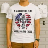 Stand For The Flag Kneel For The Cross T-Shirt thumb 6