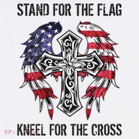 Stand For The Flag Kneel For The Cross Women's Hoodie thumb 2