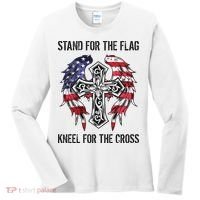 Stand For The Flag Kneel For The Cross Women's Long Sleeve Shirt thumb 0