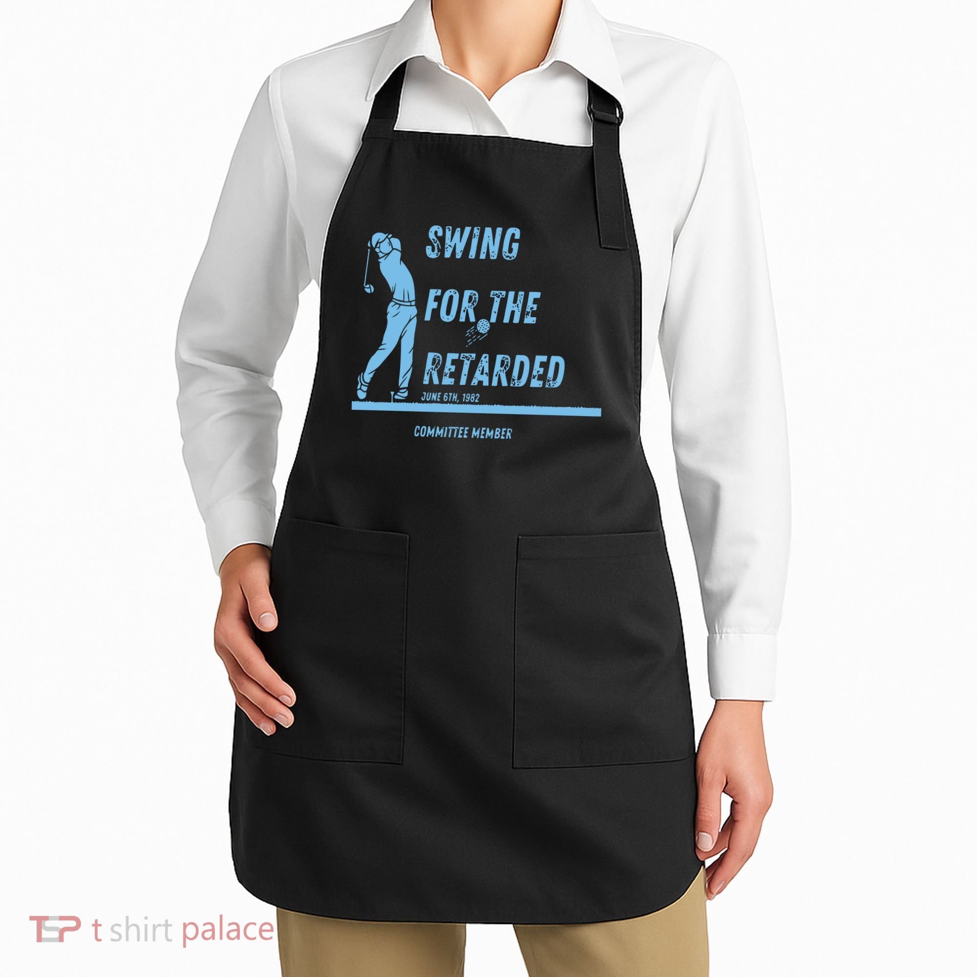 Swing For The Retarded June 6th 1982 Golf Apron