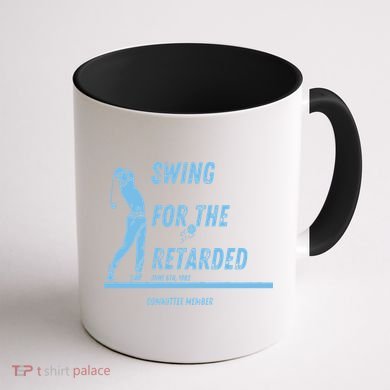 Swing For The Retarded June 6th 1982 Golf Coffee Mug back