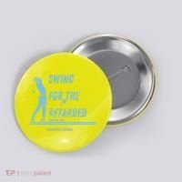 Swing For The Retarded June 6th 1982 Golf Button thumb 0