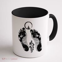 Sunburnt Footprints Thich Minh Tue Vietnamese Monks Moving Coffee Mug thumb 1