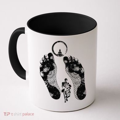 Sunburnt Footprints Thich Minh Tue Vietnamese Monks Moving Coffee Mug