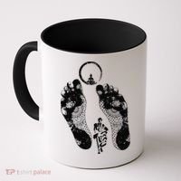 Sunburnt Footprints Thich Minh Tue Vietnamese Monks Moving Coffee Mug thumb 0
