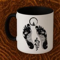 Sunburnt Footprints Thich Minh Tue Vietnamese Monks Moving Coffee Mug thumb 2